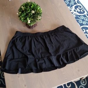 Plus Size Ruffle Swim Skirt 20W/22W